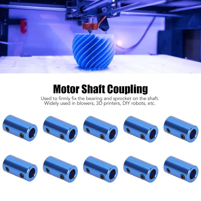 Tyenaza 10 قطعة من اقتران العمود الأزرق 5x8mm موصل محرك السائر مشترك موصل - Image 4